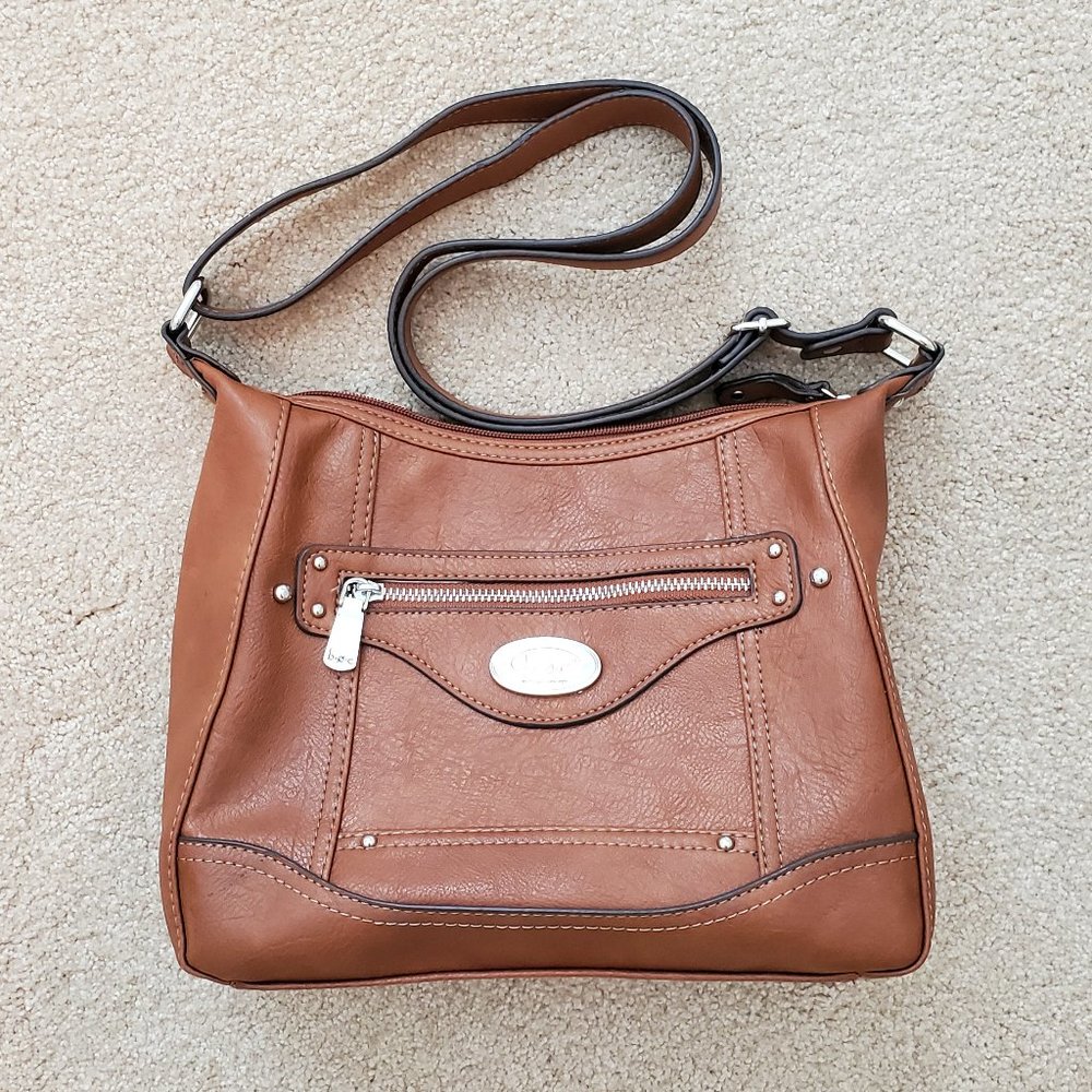 B.O.C Brown Leather Bag